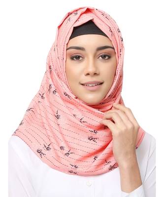 Cotton Rayon  Muslim Islamic Fancy Stylish Casual Hijab Scarf For Women Girls 3
