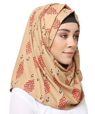 Cotton Rayon  Muslim Islamic Fancy Stylish Casual Hijab Scarf For Women Girls 1