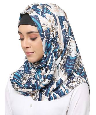 Cotton Rayon  Muslim Islamic Fancy Stylish Casual Hijab Scarf For Women Girls 1