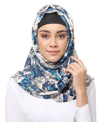 Cotton Rayon  Muslim Islamic Fancy Stylish Casual Hijab Scarf For Women Girls 2