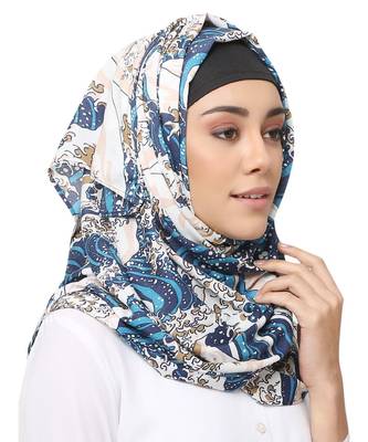 Cotton Rayon  Muslim Islamic Fancy Stylish Casual Hijab Scarf For Women Girls 4