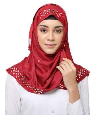 Viscose  Muslim Islamic Fancy Stylish Casual Hijab Scarf For Women Girls 3