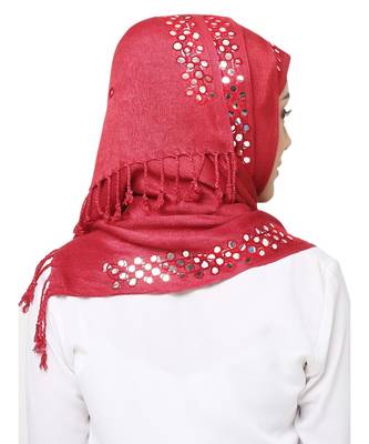 Viscose  Muslim Islamic Fancy Stylish Casual Hijab Scarf For Women Girls 4