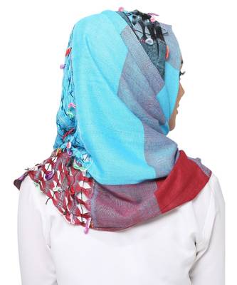 Viscose  Muslim Islamic Fancy Stylish Casual Hijab Scarf For Women Girls 4