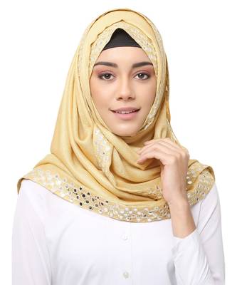 Viscose  Muslim Islamic Fancy Stylish Casual Hijab Scarf For Women Girls 3