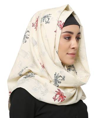 Cotton Rayon  Muslim Islamic Fancy Stylish Casual Hijab Scarf For Women Girls 1