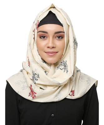 Cotton Rayon  Muslim Islamic Fancy Stylish Casual Hijab Scarf For Women Girls 3