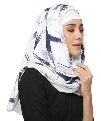 Cotton Rayon  Muslim Islamic Fancy Stylish Casual Hijab Scarf For Women Girls 1