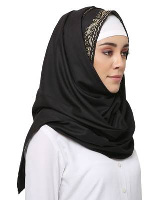 Cotton Rayon  Muslim Islamic Fancy Stylish Casual Hijab Scarf For Women Girls 1
