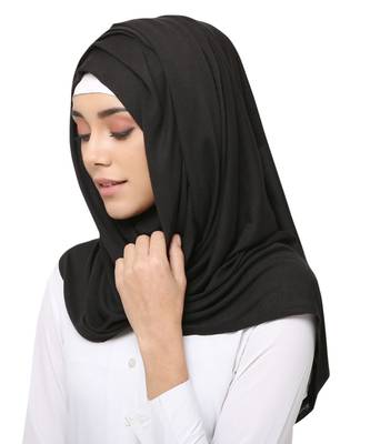 Viscose Jersey Muslim Islamic Fancy Stylish Casual Hijab Scarf For Women Girls 2
