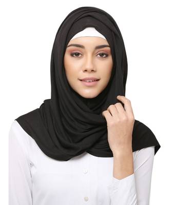 Viscose Jersey Muslim Islamic Fancy Stylish Casual Hijab Scarf For Women Girls 3