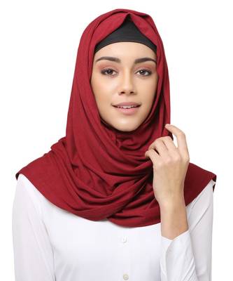 Viscose Jersey Muslim Islamic Fancy Stylish Casual Hijab Scarf For Women Girls 3