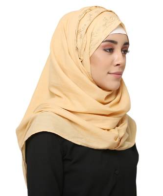 Viscose  Muslim Islamic Fancy Stylish Casual Hijab Scarf For Women Girls 1
