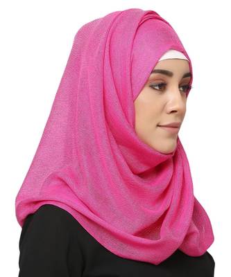 Viscose  Muslim Islamic Fancy Stylish Casual Hijab Scarf For Women Girls 1