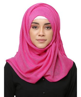Viscose  Muslim Islamic Fancy Stylish Casual Hijab Scarf For Women Girls 3