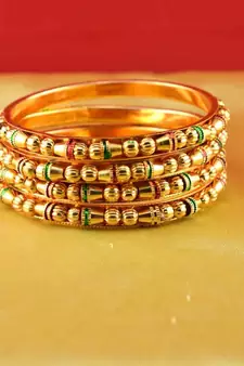 gold platted bangles 