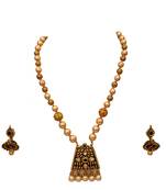 Black gold plated antique gold Copper   Necklace  Pair of Earring