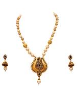 Black gold plated antique gold Copper   Necklace  Pair of Earring