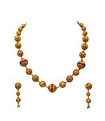 Gold gold plated antique gold Copper   Necklace  Pair of Earring