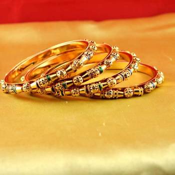 Gold Platted Bangles 1