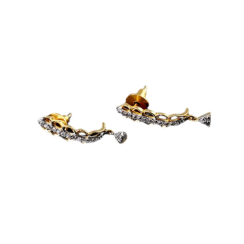 Multicolor kundan antique gold Copper   Pair of Earring 1
