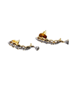 Multicolor kundan antique gold Copper   Pair of Earring