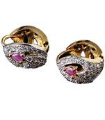 Multicolor kundan antique gold Copper   Pair of Earring