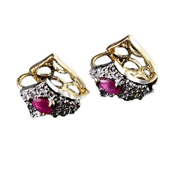 Multicolor kundan antique gold Copper   Pair of Earring 1