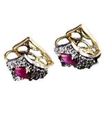 Multicolor kundan antique gold Copper   Pair of Earring