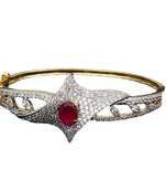 Red gold plated antique gold Copper   Bracelets