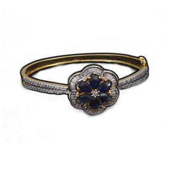 Blue gold plated antique gold Copper   Bracelets 1