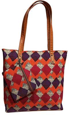 Ffc Stylish Cotton Combo Handbag Bag For Woman And Girls 3