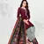 Maroon Printed Cotton Unstitched Salwar Kameez With Dupatta