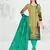 Beige Floral Print Cotton Unstitched Salwar Kameez With Dupatta
