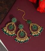 Green danglers-drops