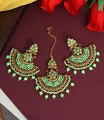 Green danglers-drops