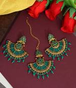 Green danglers-drops