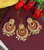 Orange danglers-drops