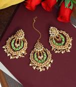 Green danglers-drops