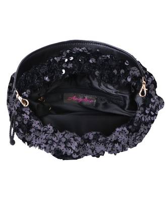 Angeline Black Shimmer Potli Bag 3