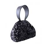 Angeline Black Shimmer Potli Bag