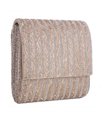 Rose Gold Sling Bag with Glass Work 4