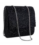 Black Stone work Sling Bag