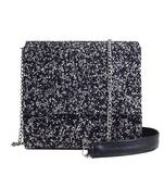 Designer Sling Bag with Black and White stone work