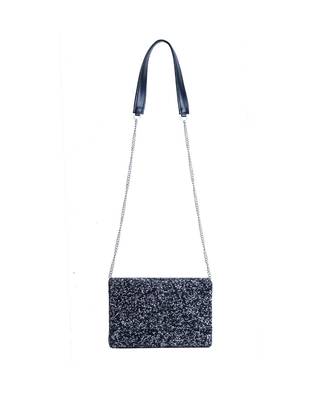 Designer Sling Bag with Black and White stone work 2