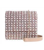 Pearl Studded Rose Gold Sling Bag