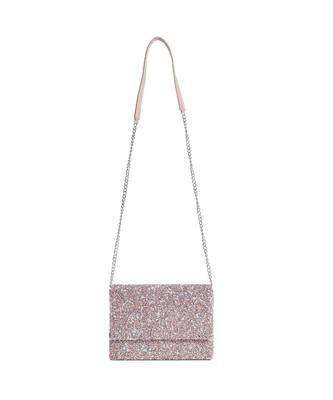 Designer Sling bag with Rose Gold stone work 2