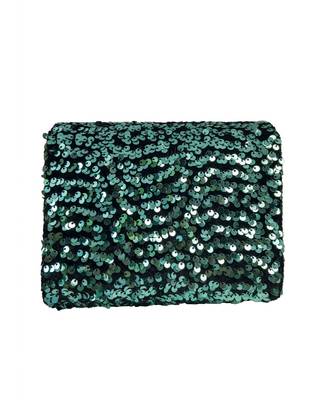 Party wear bottle green sling Bag 2