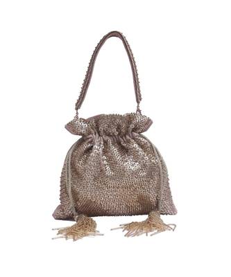 Beige Golden Potli Bag 4