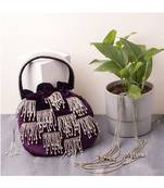 Angeline Purple Designer Potli Bag